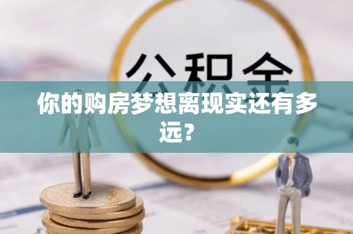 王益你的购房梦想离现实还有多远？